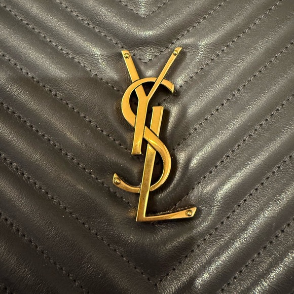 Yves Saint Laurent Gray Crossbody Camera Bag - Picture 2 of 16